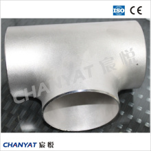 En / DIN Pipe Fitting Stainless Steel Tee 1.4550, X6crninb1810